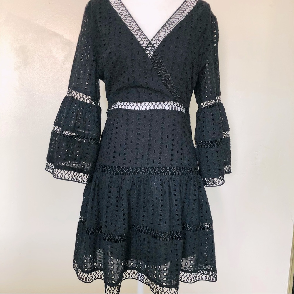 VICI Cutout Eyelet Summer Dress
